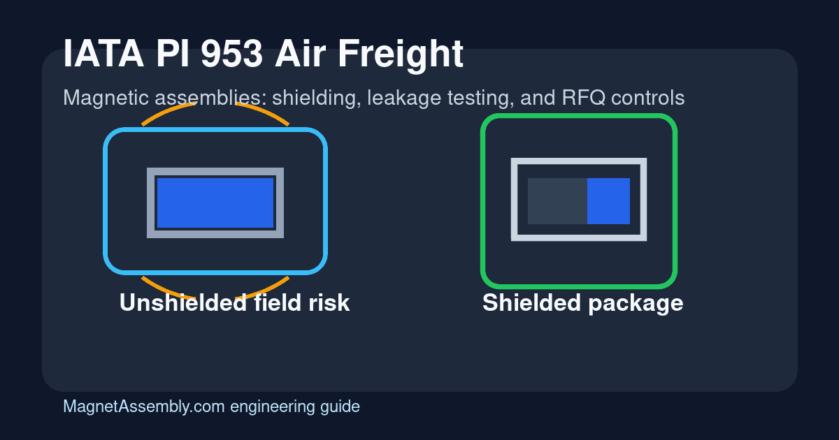 Navigating IATA PI 953: Air Freight Compliance for Magnetic Assemblies Navigating IATA PI 953: Air Freight Compliance for Magnetic Assemblies